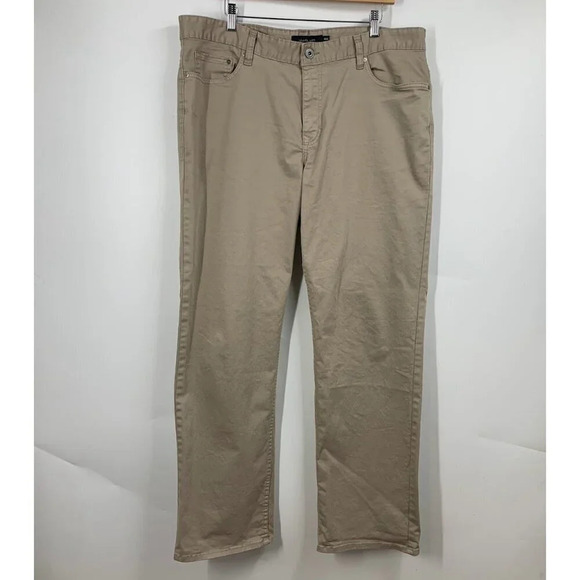 Calvin Klein Jeans Men's Straight Cotton 5 Pocket Straight Leg Chino Size 38x32‎ - Picture 1 of 15